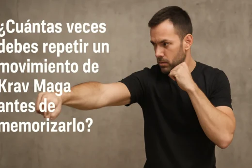 Cuántas veces debes repetir un movimiento de Krav Maga antes de memorizarlo